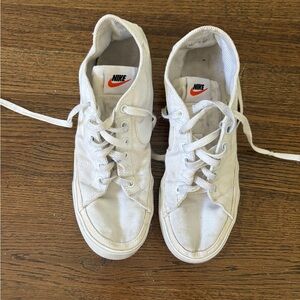 White Nike sneakers